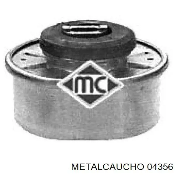 04356 Metalcaucho подушка (опора двигателя левая/правая)