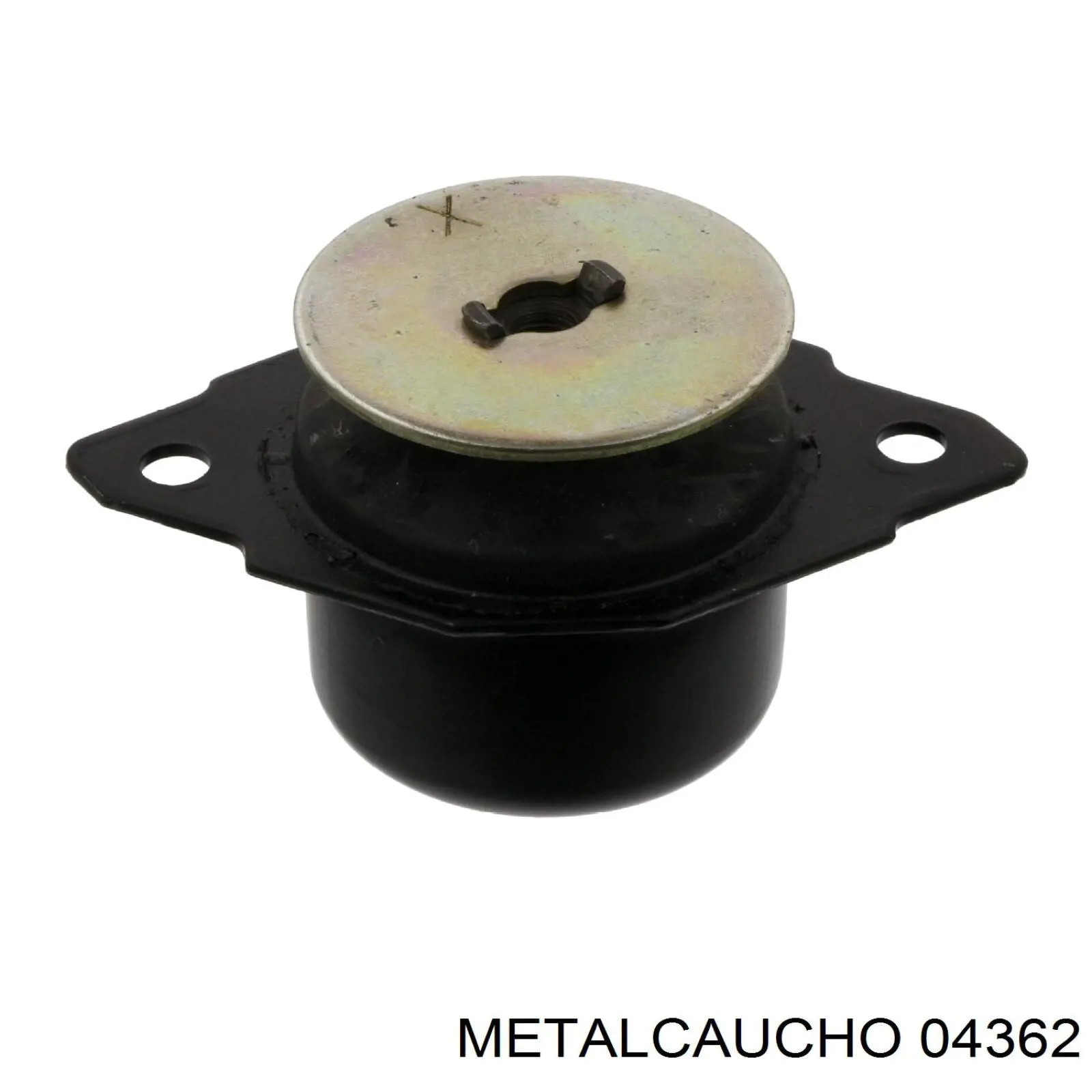 04362 Metalcaucho подушка (опора двигателя левая)