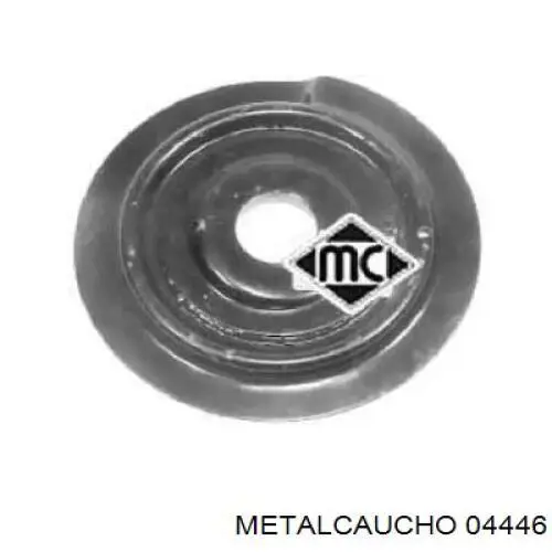 Placa De Metal Superior Delantera De El Resorte / Caja De Muelle 04446 Metalcaucho