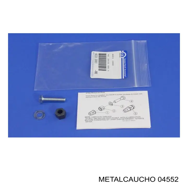 4552 Metalcaucho сайлентблок задней балки (подрамника)