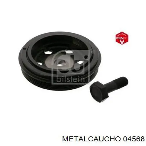 Купить 04568 Metalcaucho Шкив-демпфер коленвала
