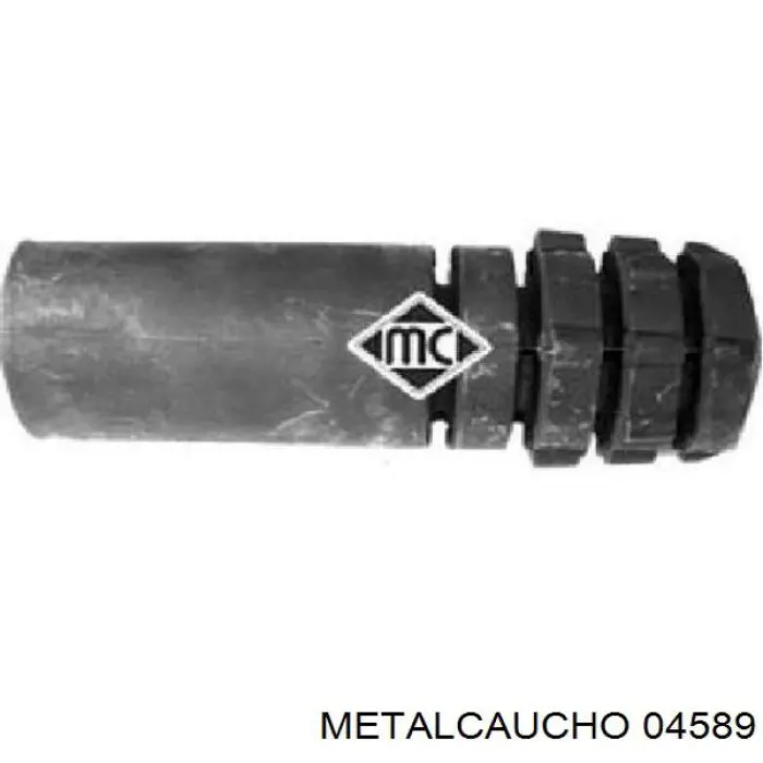 Буфер (отбойник) амортизатора переднего + пыльник 04589 Metalcaucho