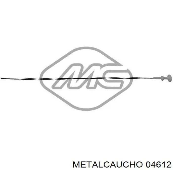 04612 Metalcaucho щуп (индикатор уровня масла в двигателе)