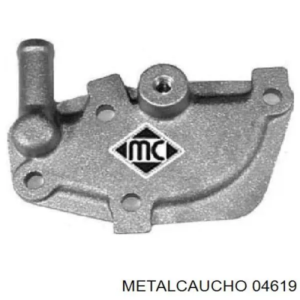 Фланец системы охлаждения 04619 Metalcaucho