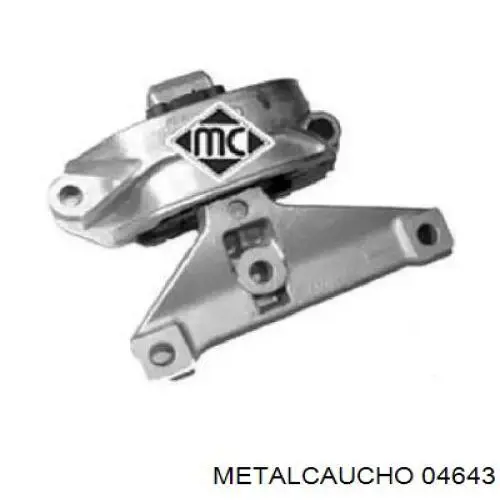 Подушка двигателя 04643 Metalcaucho