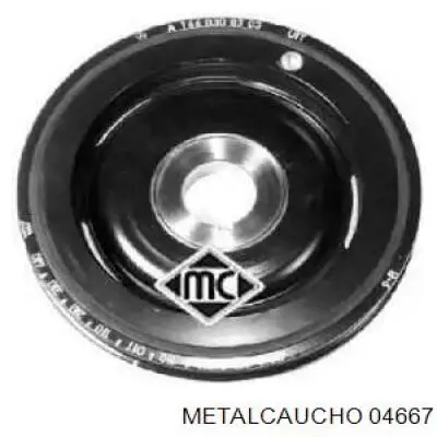 Шкив коленвала 04667 Metalcaucho