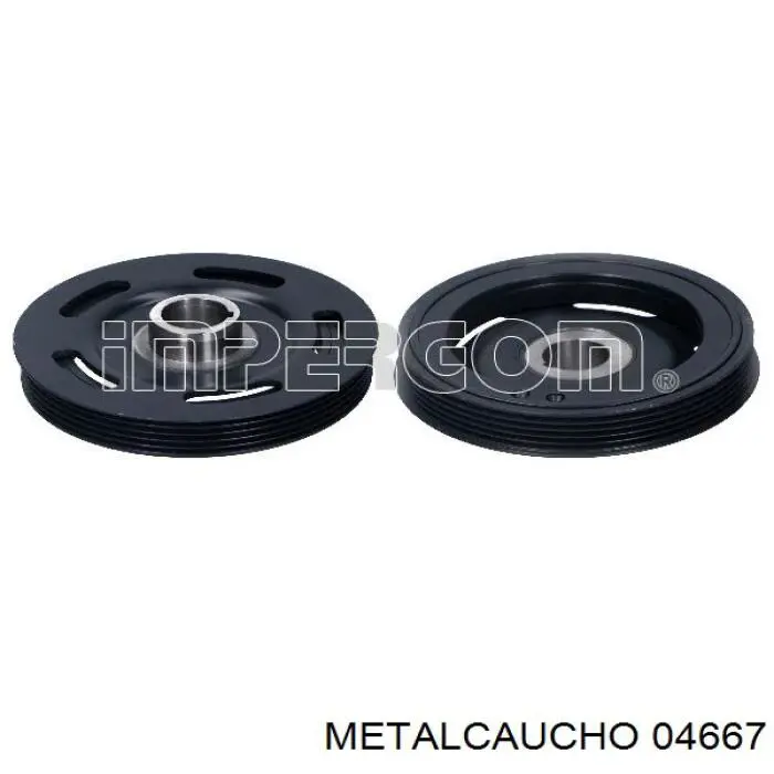 Шкив коленвала (демпфер) Metalcaucho 04667 цена, от 67.31 USD