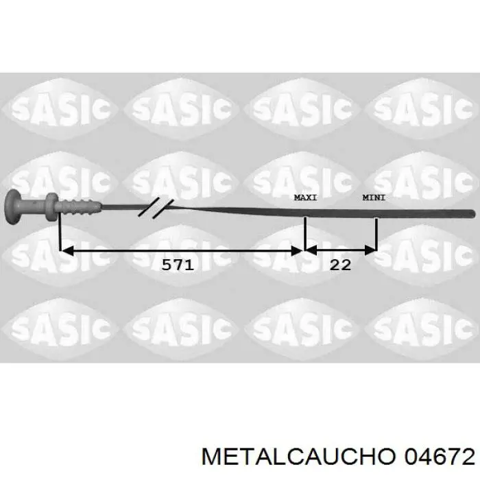 Щуп масляный 04672 Metalcaucho