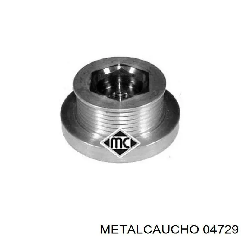 04729 Metalcaucho шкив генератора