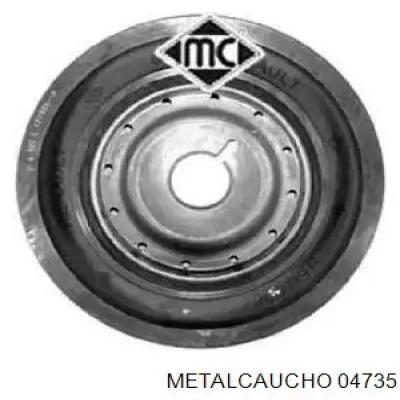 04735 Metalcaucho шкив коленвала