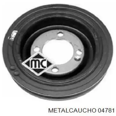 Шкив коленвала 04781 Metalcaucho