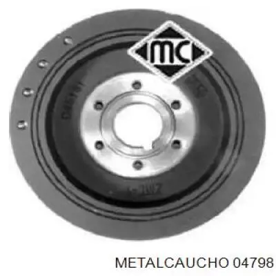 Шкив коленвала 04798 Metalcaucho