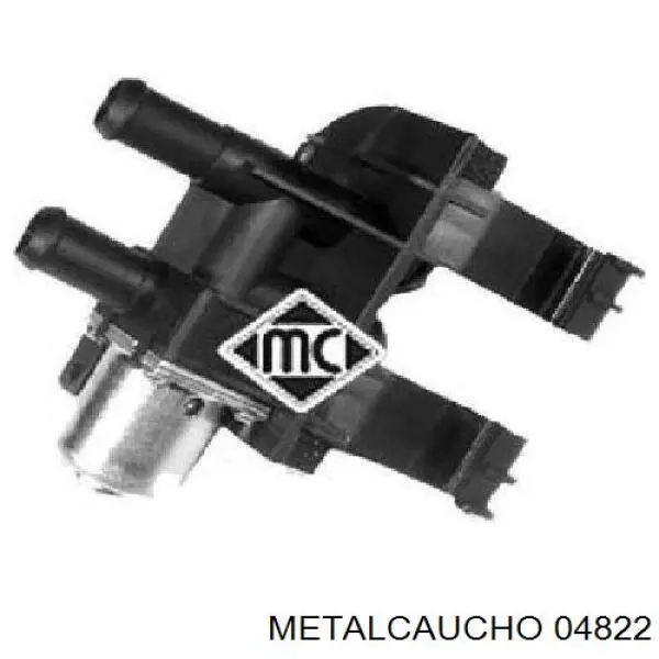 Кран печки 04822 Metalcaucho