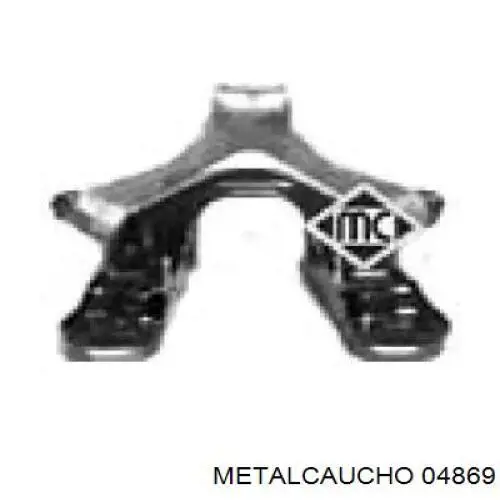 04869 Metalcaucho хомут глушителя задний