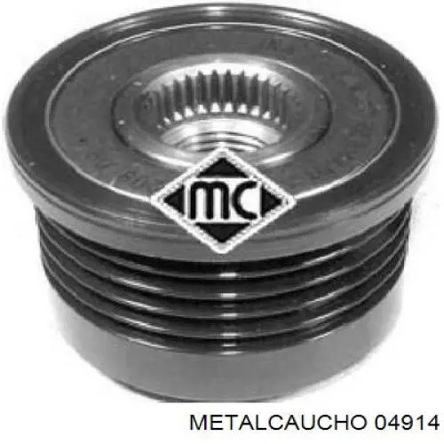 04914 Metalcaucho шкив генератора
