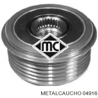 04916 Metalcaucho шкив генератора