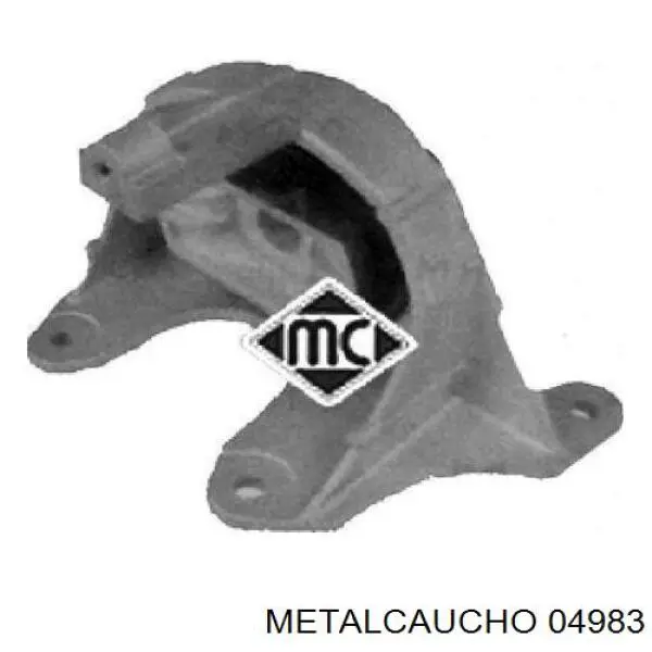 04983 Metalcaucho подушка (опора двигателя левая)