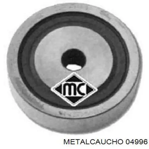 Polea inversión / guía, correa poli V 04996 Metalcaucho