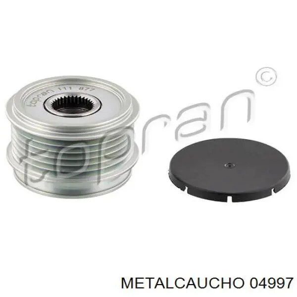 04997 Metalcaucho шкив генератора