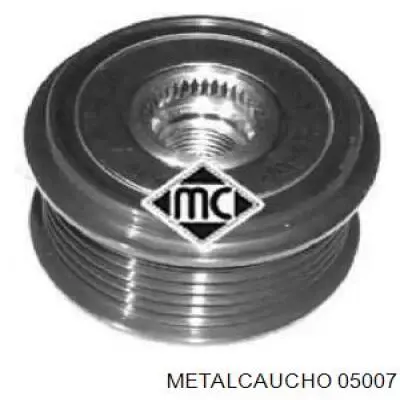 05007 Metalcaucho шкив генератора