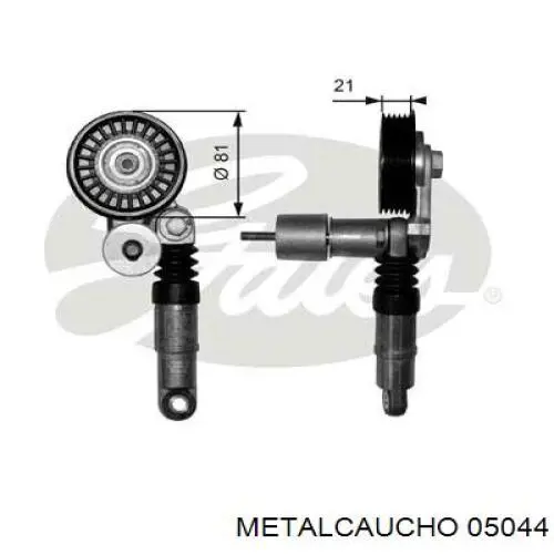 Натяжитель приводного ремня 05044 Metalcaucho