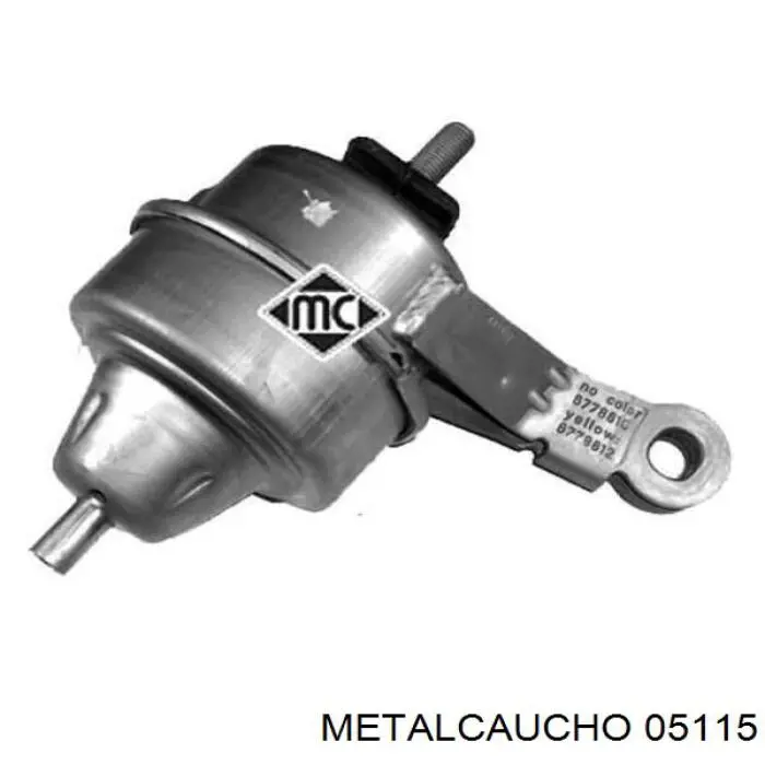 Подушка двигателя 05115 Metalcaucho