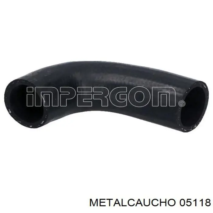 05118 Metalcaucho шланг (патрубок термостата)