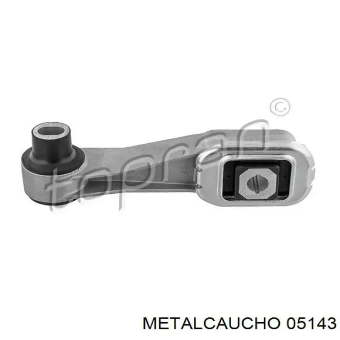 Soporte, motor, derecho superior 05143 Metalcaucho