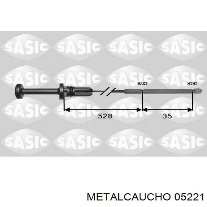 05221 Metalcaucho щуп (индикатор уровня масла в двигателе)