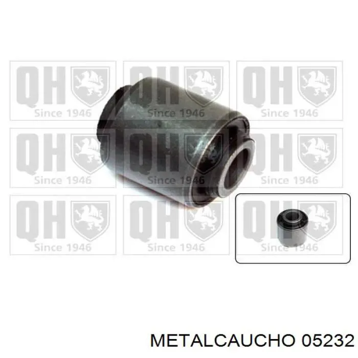 05232 Metalcaucho кронштейн подушки (опоры двигателя задней)