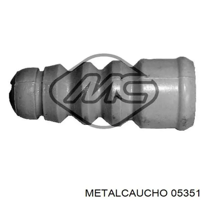 05351 Metalcaucho буфер (отбойник амортизатора заднего)