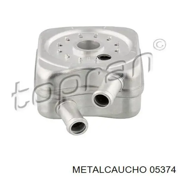 05374 Metalcaucho радиатор масляный (холодильник, под фильтром)