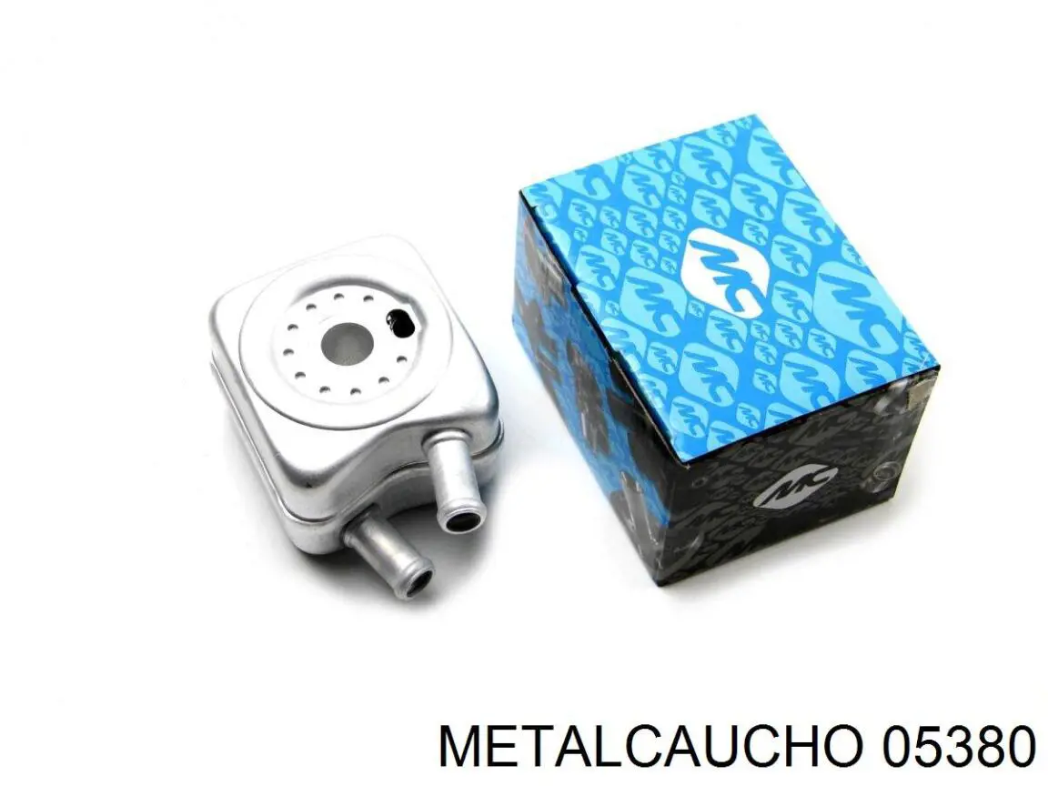 05380 Metalcaucho радиатор масляный (холодильник, под фильтром)