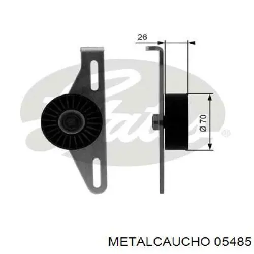 Натяжитель приводного ремня 05485 Metalcaucho