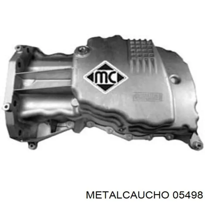 05498 Metalcaucho поддон масляный картера двигателя