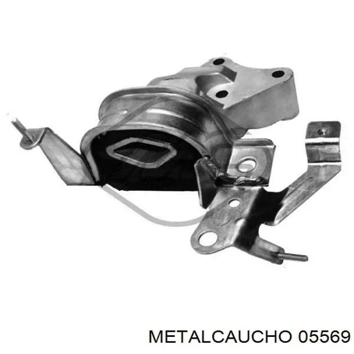 05569 Metalcaucho подушка (опора двигателя правая)