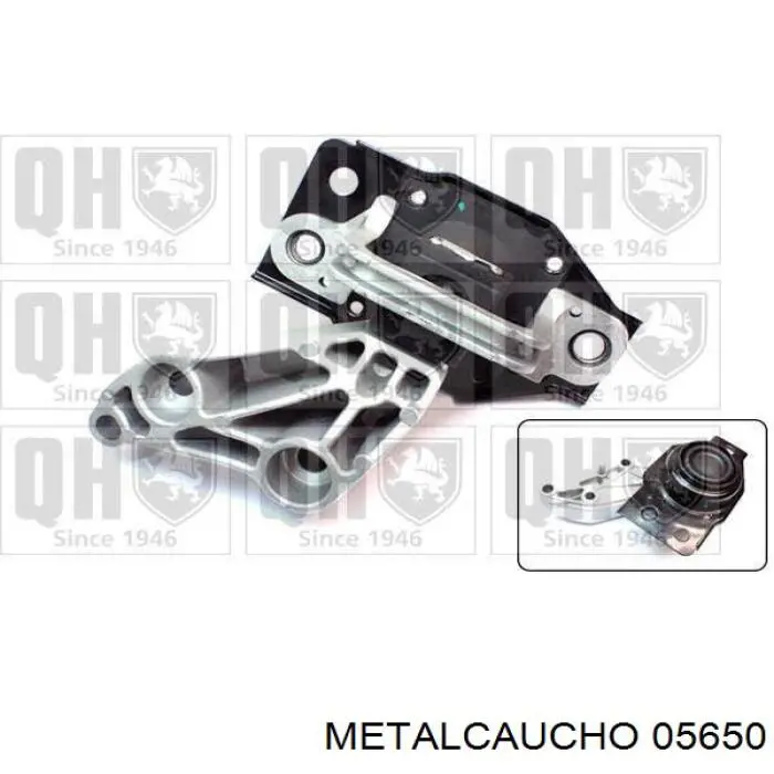 05650 Metalcaucho подушка (опора двигателя правая нижняя)