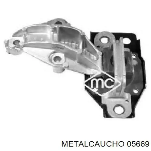 05669 Metalcaucho подушка (опора двигателя левая)