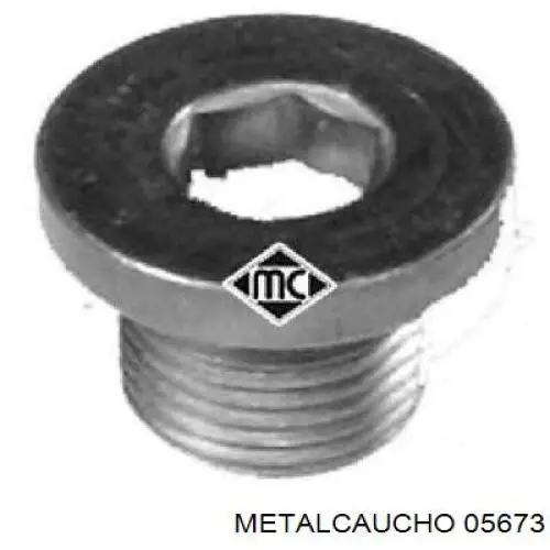 05673 Metalcaucho пробка поддона двигателя