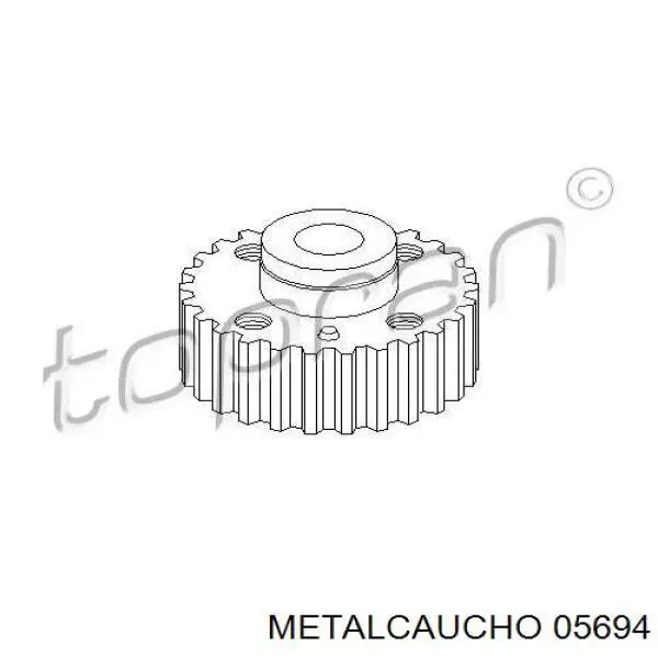 05694 Metalcaucho звездочка-шестерня привода коленвала двигателя