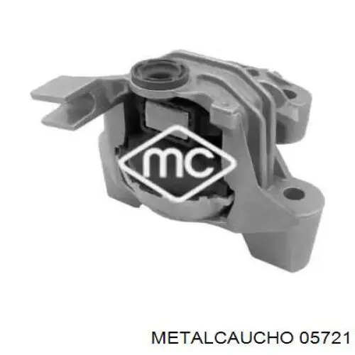 05721 Metalcaucho подушка (опора двигателя правая)