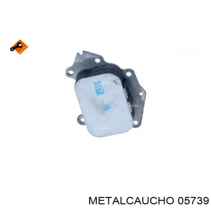 Купить 05739 Metalcaucho Радиатор масляный (холодильник), под фильтром