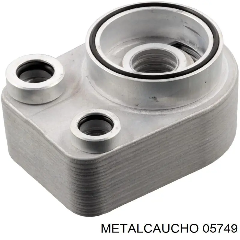 05749 Metalcaucho радиатор масляный (холодильник, под фильтром)