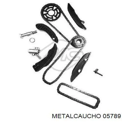 05789 Metalcaucho комплект цепи грм