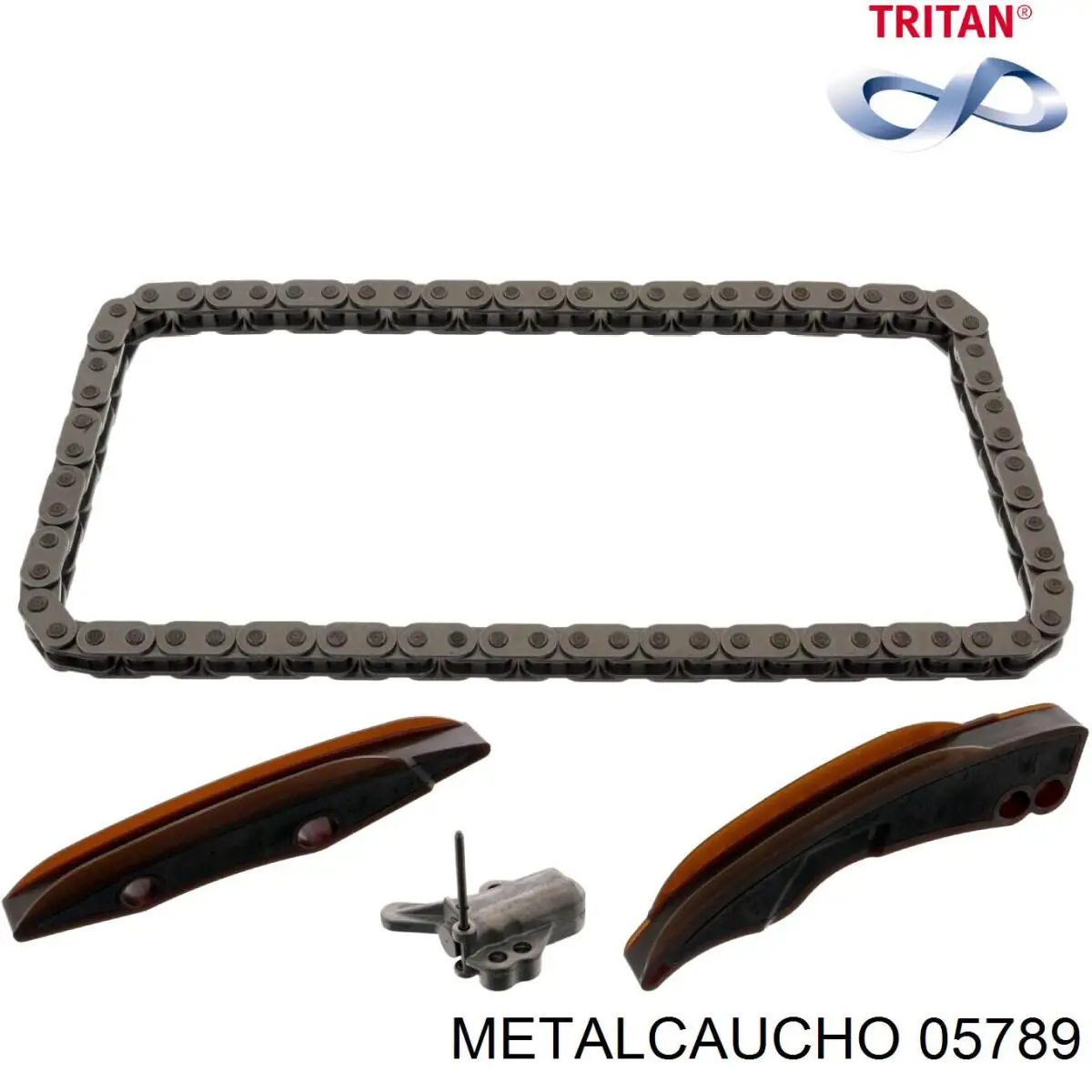 Kit de cadenas de distribución 05789 Metalcaucho