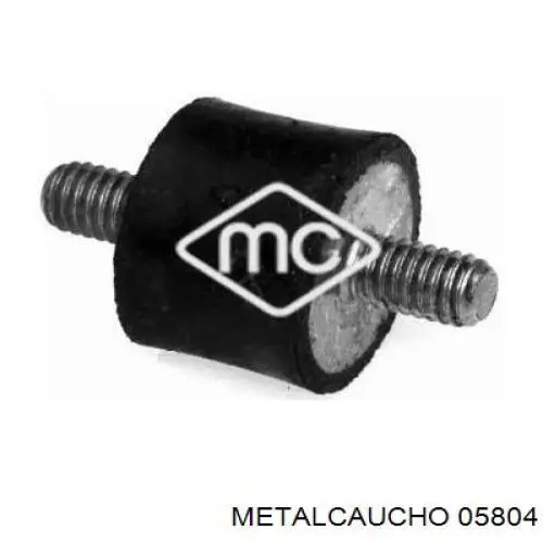 Подушка радиатора кондиционера верхняя Metalcaucho 05804