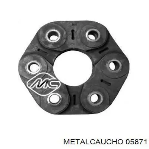 05871 Metalcaucho муфта кардана эластичная передняя