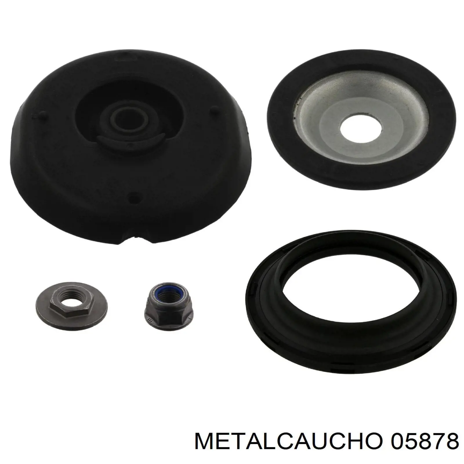 05878 Metalcaucho опора амортизатора переднего