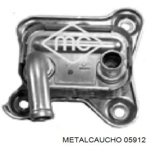 Радиатор масляный (холодильник), под фильтром 05912 Metalcaucho