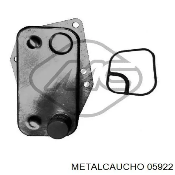 05922 Metalcaucho радиатор масляный